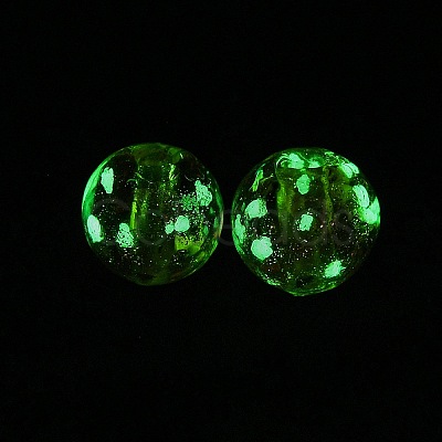 Luminous Handmade Gold Sand Lampwork Beads FIND-TAC0005-35D-02-1