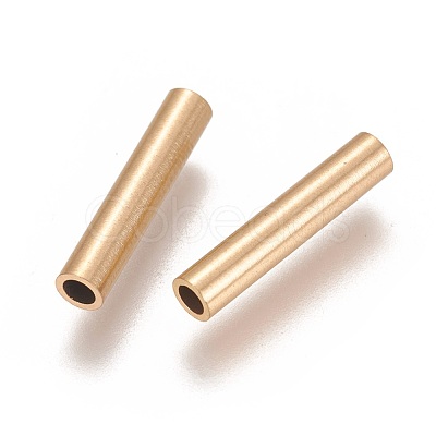 Ion Plating(IP) 304 Stainless Steel Tube Beads STAS-L216-23F-G-1