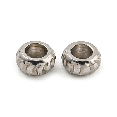 Non-Tarnish 304 Stainless Steel Beads STAS-P355-02P-1