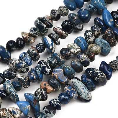 Natural Imperial Jasper Beads Strands G-I123-05B-1
