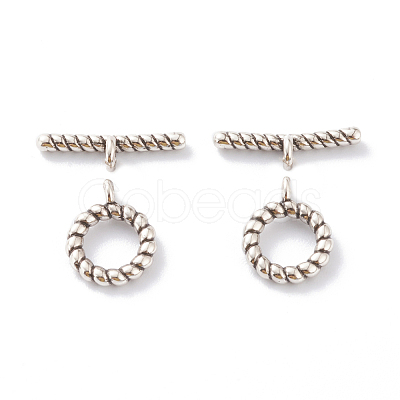 Brass Toggle Clasps KK-A149-18AS-1