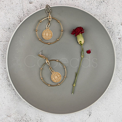18Pcs 3 Colors 304 Stainless Steel Pendants STAS-DC0013-14-1