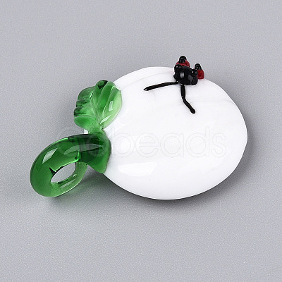 Handmade Lampwork Pendants LAMP-N034-02A-1