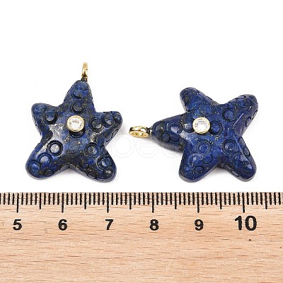 Dyed Natural Lapis Lazuli Pendants G-H353-01G-05-1