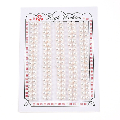 Grade 3A Natural Cultured Freshwater Pearl Beads PEAR-N018-3A-4550A-1
