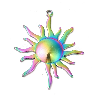 Ion Plating(IP) 304 Stainless Steel Pendants STAS-L268-026MC-1