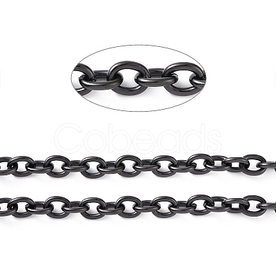 304 Stainless Steel Cable Chains CHS-L020-040EB-1