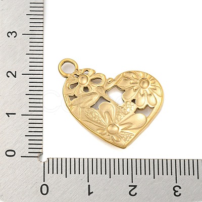 304 Stainless Steel Pendants STAS-L080-022G-1