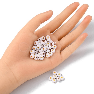 Plating Acrylic Beads PACR-YW0001-13-1