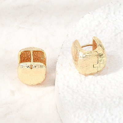 Brass Hoop Earrings for Women KK-CBAD29A-03G-1