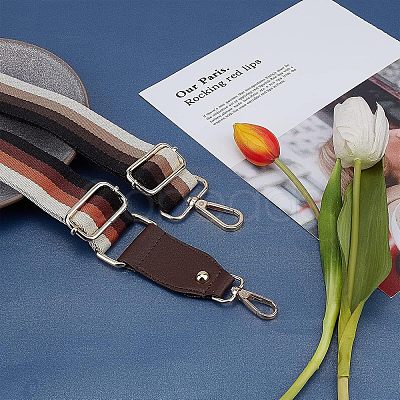 2Pcs 2 Styles Canvas & Cotton Bag Handles FIND-CA0002-37-1