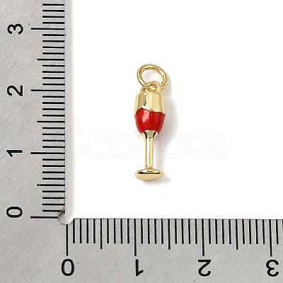 Brass Enamel Pendants KK-CBA960E-02A-G-1