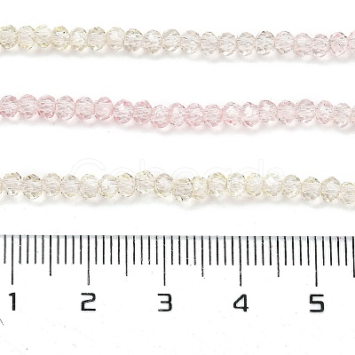 Transparent Painted Glass Beads Strands DGLA-A034-T2mm-A25-1