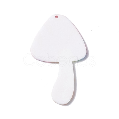 Opaque Printed Acrylic Big Pendants MACR-C008-01B-1