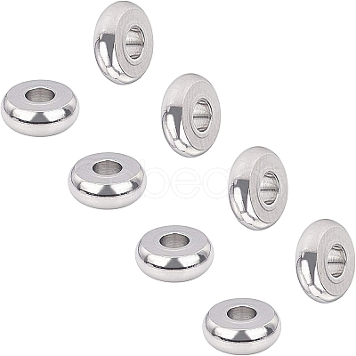 100Pcs 304 Stainless Steel Spacer Beads STAS-UN0057-41-1
