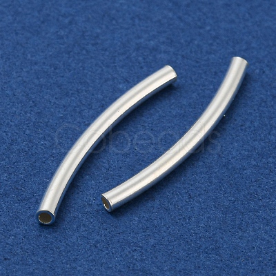 925 Sterling Silver Tube Beads STER-D035-12S-04-1