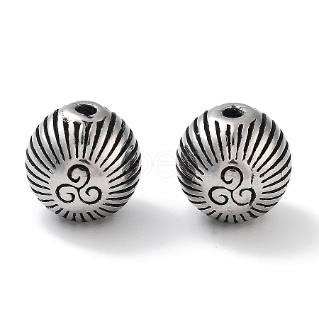 304 Stainless Steel Beads Hand Polished STAS-M057-31AS-1