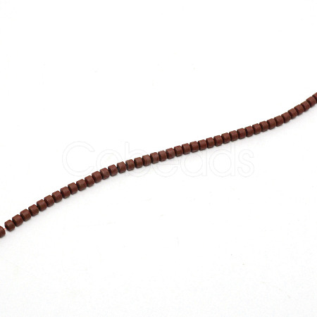 Non-magnetic Synthetic Hematite Beads Strands G-WH0018-01N-1