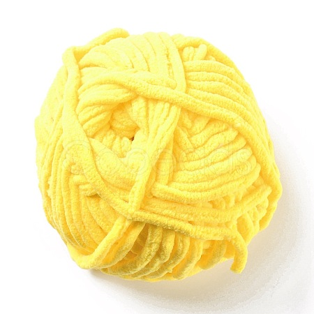 Bulky Soft Polyester Crocheting Knitting Yarn for Scarf OCOR-G009-03O-1