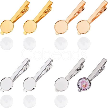 DIY Blank Tie Clip Making Kit DIY-FH0004-72-1