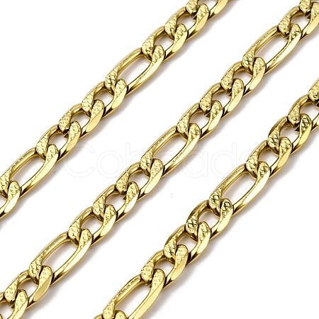 304 Stainless Steel Figaro Chains CHS-K023-05G-1