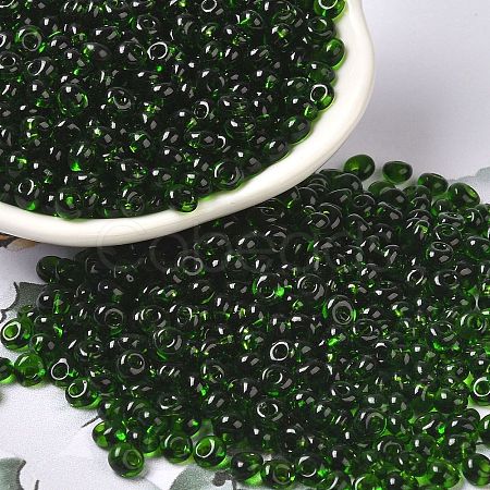 Transparent Colours Glass Seed Beads X1-SEED-P006-02A-01-1