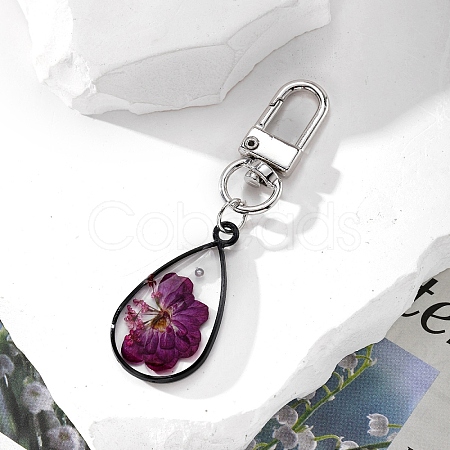 Epoxy Resin Dried Flower Pendant Decorations PW-WG14EC9-03-1