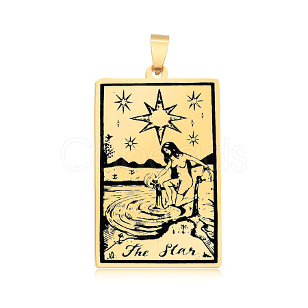 201 Stainless Steel Pendants STAS-S105-LA460-8-1