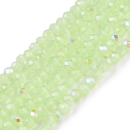 Electroplate Glass Beads Strands EGLA-A044-J1mm-L08-1