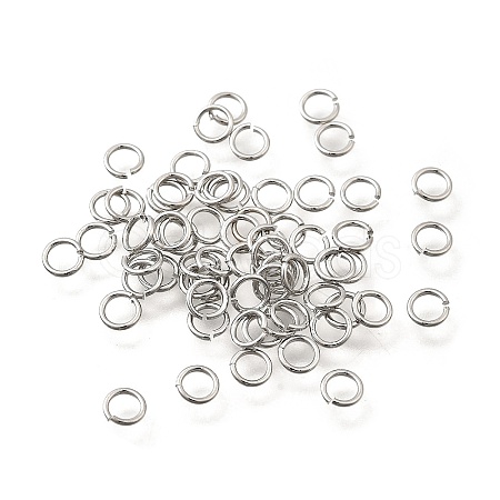 Brass Open Jump Rings KK-B147-03B-P-1