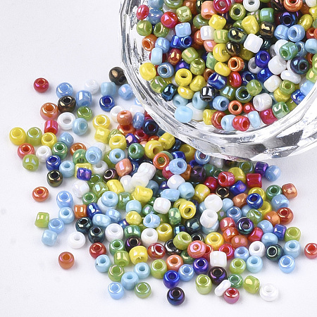 Opaque 8/0 Glass Seed Beads SEED-S023-01B-M-1