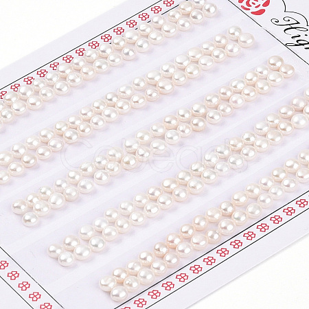 Grade 3A Natural Cultured Freshwater Pearl Beads PEAR-N018-3A-3540A-1