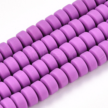 Handmade Polymer Clay Beads Strands CLAY-N008-008B-1-1