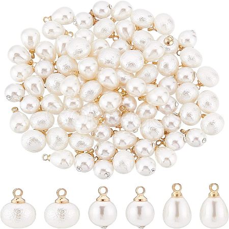 120Pcs 2 Style  Resin Imitation Pearl Charms FIND-FH0004-29-1