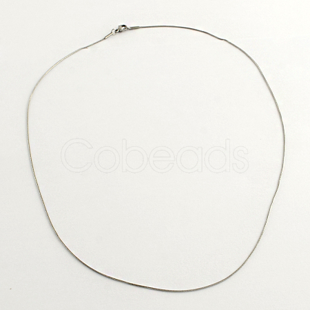 Tarnish Resistant 304 Stainless Steel Chain Necklaces LS-NJEW-R223-11-1