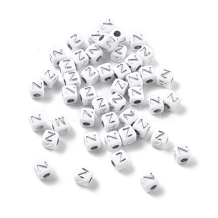 Opaque Acrylic Beads OACR-D282-06Z-1