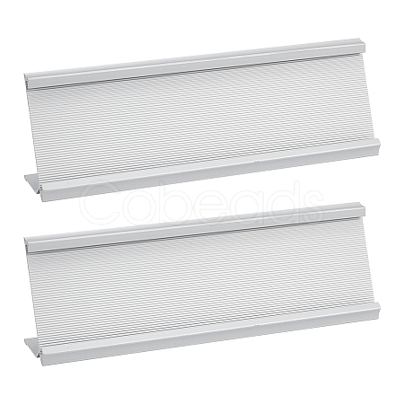 L-shaped Aluminum Alloy Name Brand Holders AJEW-WH0009-89-1