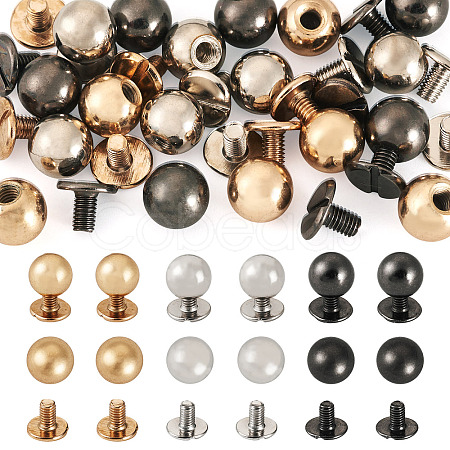 18 Sets 3 Colors Iron Screws FIND-TA0006-29A-1