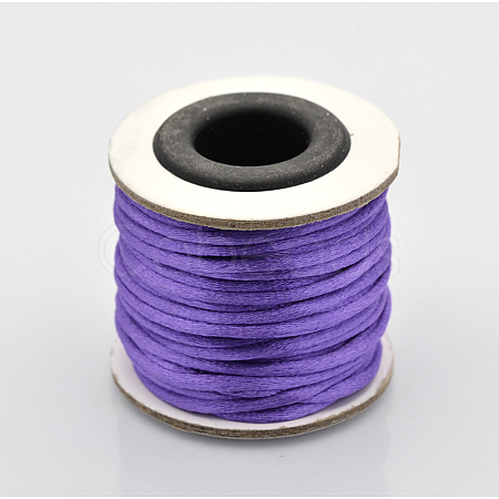 Nylon Satin Rattail Cords NWIR-O001-B-09-1