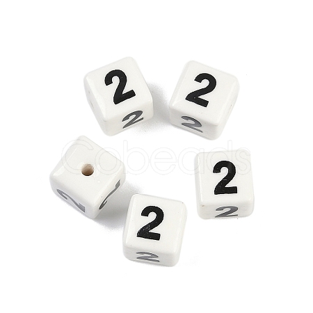 Glazed Porcelain Beads PORC-R003-07-02-1