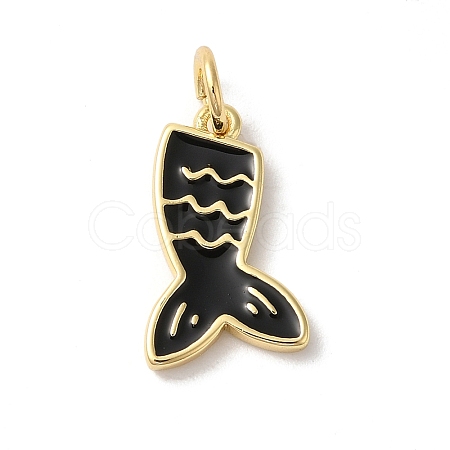 Rack Plating Brass Enamel Pendants KK-Z056-48G-02-1