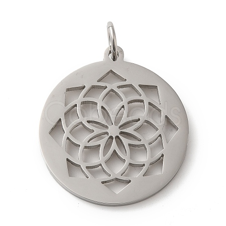 Non-Tarnish 304 Stainless Steel Pendants STAS-C086-05D-P-1