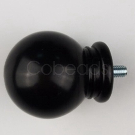 ABS Plastic Curtain Rod Head FIND-WH0075-11C-1