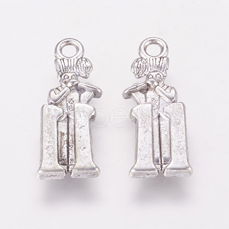 Tibetan Style Alloy Pendants TIBEP-GC150-AS-NR-1