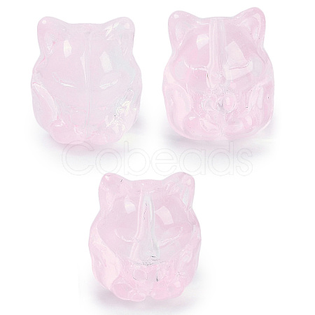 Transparent Spray Paint Glass Beads LS-X1-GLAA-H035-01D-1