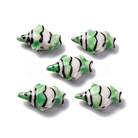 Handmade Porcelain Beads PORC-R002-02C-1