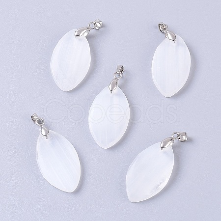 Natural Calcite Pendants G-L501-25-1