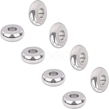 100Pcs 304 Stainless Steel Spacer Beads STAS-UN0057-41-1
