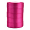 Single Face Satin Ribbon, Polyester Ribbon, Hot Pink, 1 inch(25mm) wide, 25yards/roll(22.86m/roll), 5rolls/group, 125yards/group(114.3m/group)