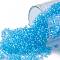 TOHO Round Seed Beads, Japanese Seed Beads, (104) Transparent Luster Aqua, 11/0, 2.2mm, Hole: 0.8mm, about 5555pcs/50g